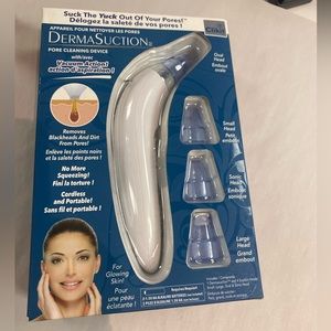 Dermasuction Facial New in Box Pore Cleaning Device. Portable and Cordless.